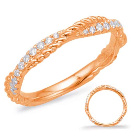 S. Kashi Rose Gold Matching Band (EN7969-B75RG)