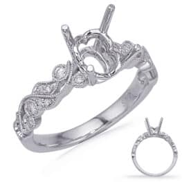 S. Kashi White Gold Engagement Ring (EN8036-7X5MWG)