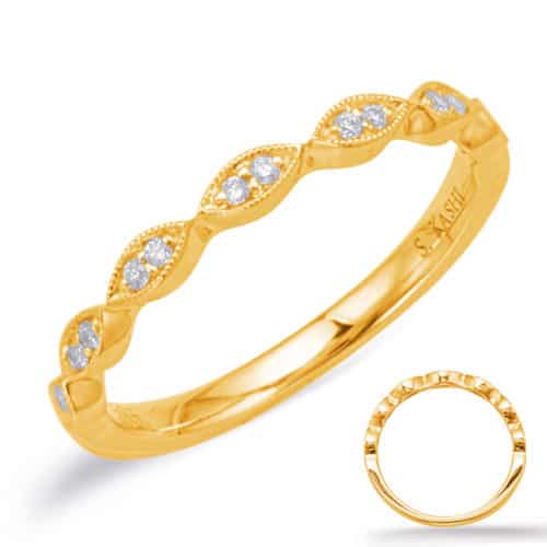 S. Kashi Yellow Gold Matching Band (EN8038-B75YG)