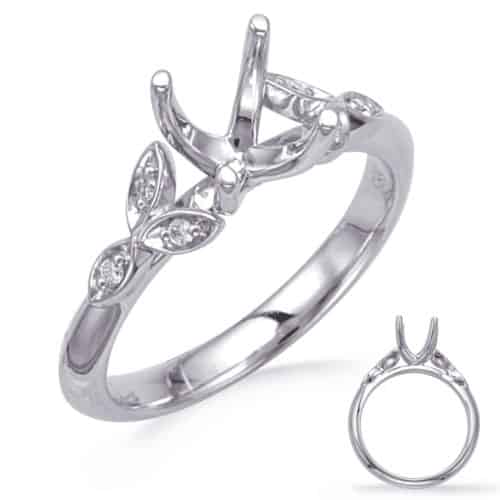 S. Kashi White Gold Engagement Ring (EN8042-75WG)