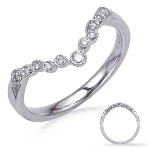 S. Kashi White Gold Diamond Wedding Band (EN8044-B7X5MWG)