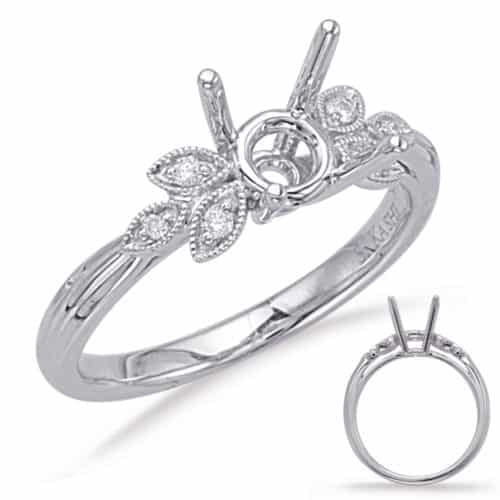 S. Kashi White Gold Engagement Ring (EN8050-25WG)
