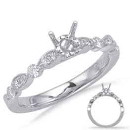 S. Kashi White Gold Engagement Ring (EN8055-1WG)