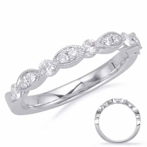 S. Kashi White Gold Matching Band (EN8055-B10WG)