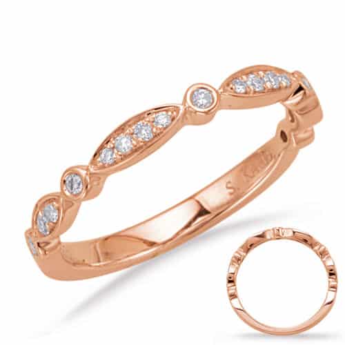 S. Kashi Rose Gold Matching Band (EN8056-BRG)