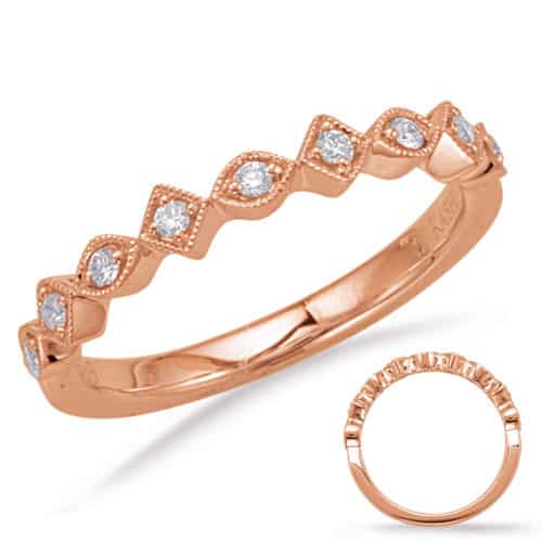 S. Kashi Rose Gold Matching Band (EN8057-BRG)