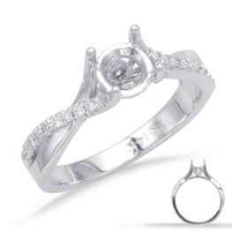 S. Kashi White Gold Engagement Ring (EN8081-50WG)