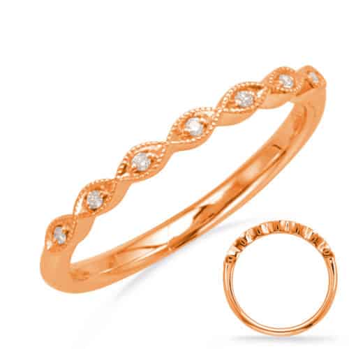 S. Kashi Rose Gold Matching Band (EN8096-BRG)