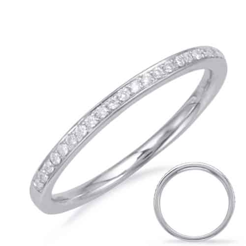 S. Kashi White Gold Matching Band (EN8112-B125WG)