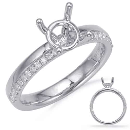 S. Kashi White Gold Engagement Ring (EN8136-50WG)