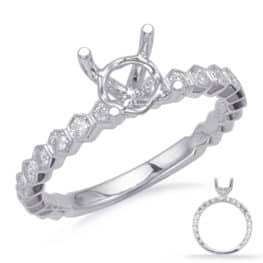 S. Kashi White Gold Engagement Ring (EN8149-50WG)