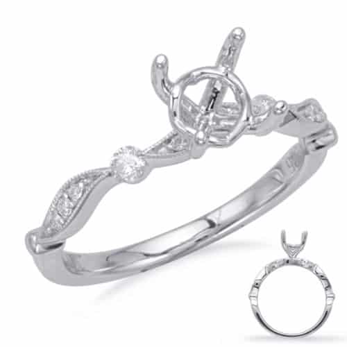 S. Kashi White Gold Engagement Ring (EN8155-1WG)