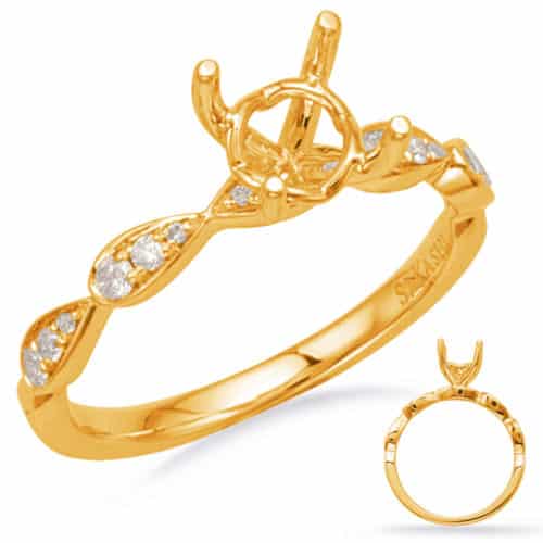 S. Kashi Yellow Gold Engagement Ring (EN8156-50YG)