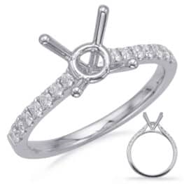 S. Kashi White Gold Engagement Ring (EN8179-1WG)