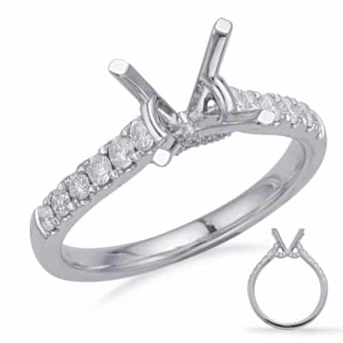 S. Kashi White Gold Engagement Ring (EN8185-15WG)