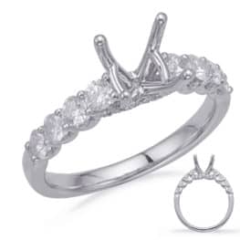 S. Kashi White Gold Engagement Ring (EN8188-1WG)
