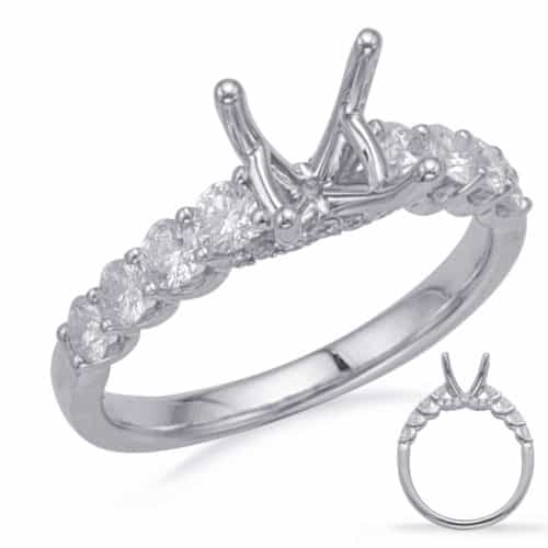 S. Kashi White Gold Engagement Ring (EN8188-75WG)