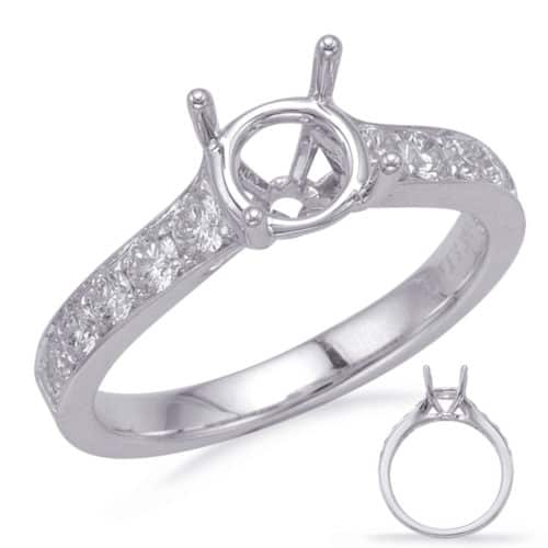 S. Kashi White Gold Engagement Ring (EN8205-75WG)