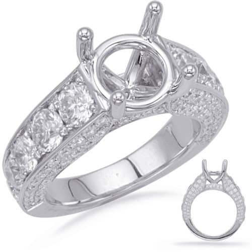 S. Kashi White Gold Engagement Ring (EN8218-1.5WG)
