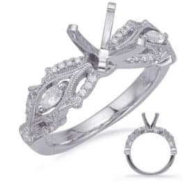 S. Kashi White Gold Engagement Ring (EN8228WG)