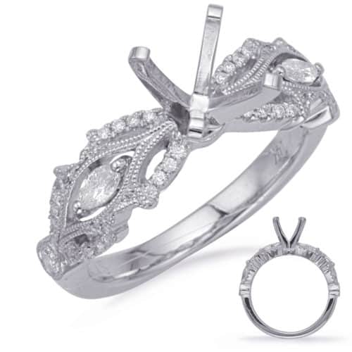 S. Kashi White Gold Engagement Ring (EN8228WG)