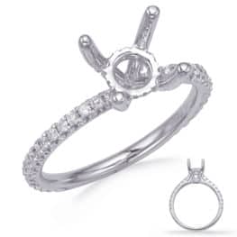 S. Kashi White Gold Engagement Ring (EN8250-1WG)