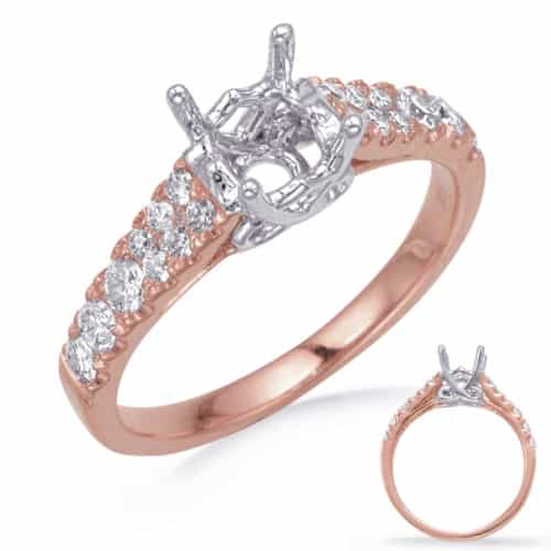 S. Kashi Rose Gold Engagement Ring (EN8263-75RG)