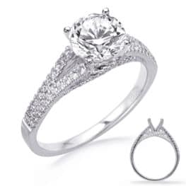 S. Kashi White Gold Engagement Ring (EN8264-1WG)
