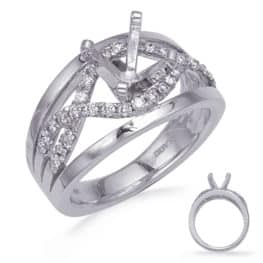 S. Kashi White Gold Diamond Engagement Ring (EN8272WG)