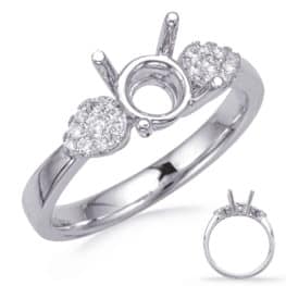S. Kashi White Gold Engagement Ring (EN8287-1WG)