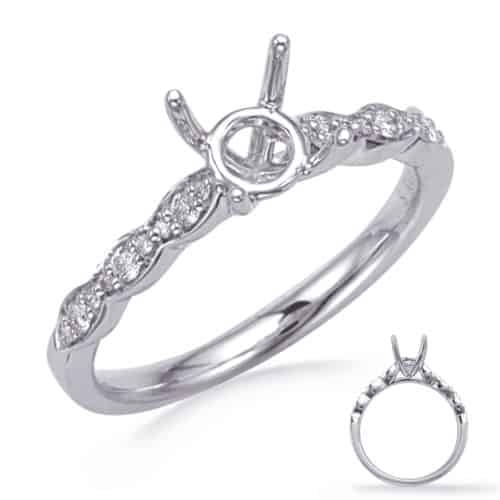 S. Kashi White Gold Engagement Ring (EN8291-1WG)