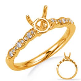 S. Kashi Yellow Gold Engagement Ring (EN8291-1YG)