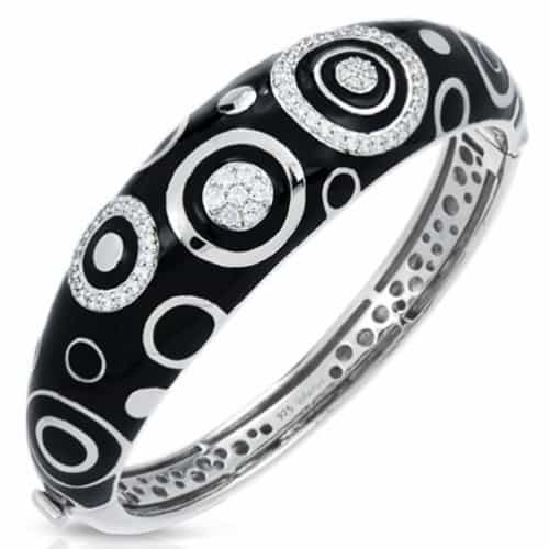 Belle etoile Galaxy Black Bangle