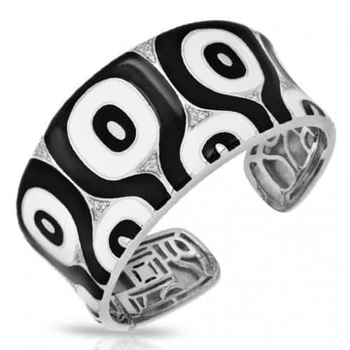 Belle etoile Moda Black & White Bangle