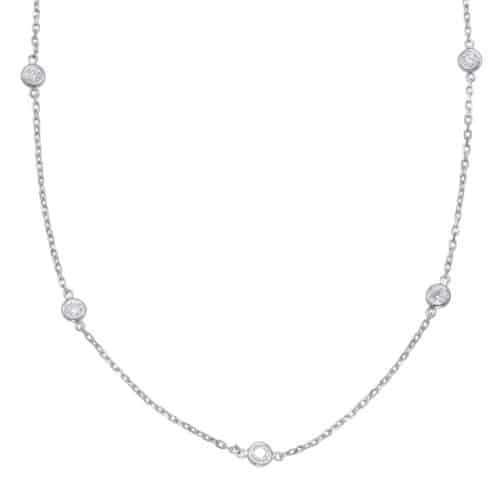 S. Kashi White Gold Diamond By The Yard Necklace (N1077-2.3MWG)