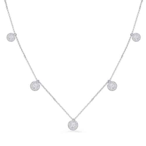 S. Kashi White Gold Diamond Necklace (N1215WG)