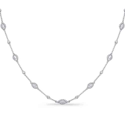 S. Kashi White Gold Diamond Necklace (N1224WG)
