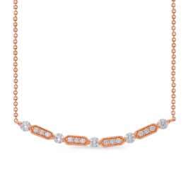 S. Kashi Rose Gold Diamond Necklace (N1226RG)