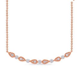 S. Kashi Rose Gold Diamond Necklace (N1227RG)