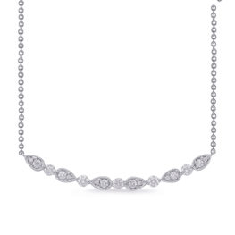 S. Kashi White Gold Diamond Necklace (N1227WG)
