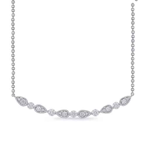 S. Kashi White Gold Diamond Necklace (N1227WG)