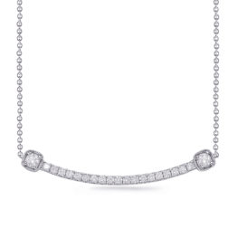 S. Kashi White Gold Diamond Necklace (N1228WG)