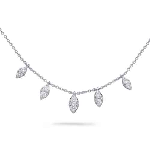 S. Kashi White Gold Diamond Necklace (N1235WG)