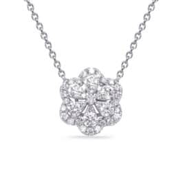 S. Kashi White Gold Diamond Necklace (N1240WG)