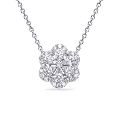 S. Kashi White Gold Diamond Necklace (N1240WG)