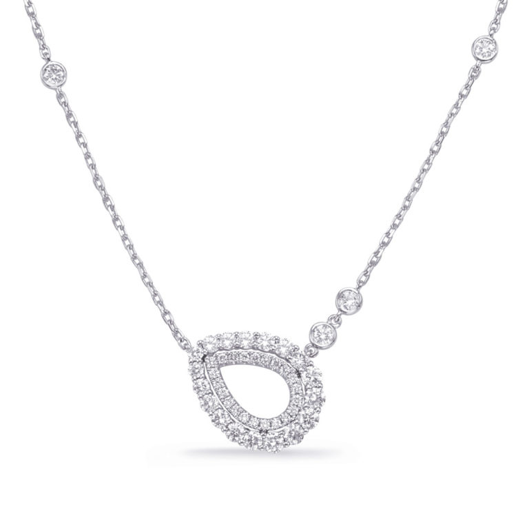 Meira T Hematite Diamond Necklace Michael Herr Diamonds & Fine Jewelry