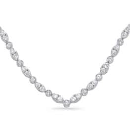 S. Kashi White Gold Diamond Necklace (N1249WG)