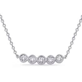 S. Kashi White Gold Diamond Necklace (N1250WG)
