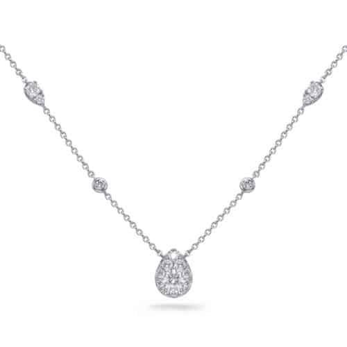 S. Kashi White Gold Diamond Necklace (N1251WG)
