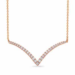 S. Kashi Rose Gold Diamond Necklace (N1252RG)